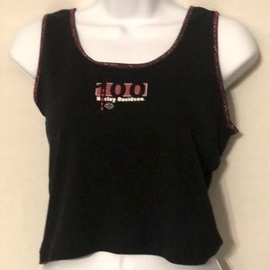 Vintage Harley Davidson 100th Anniversary Crop Top